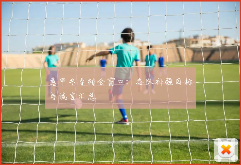 意甲冬季转会窗口:各队补强目标与流言汇总